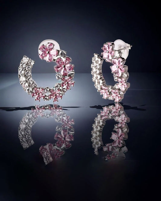 AD CZ Earrings|Statement Stud Earrings.💫