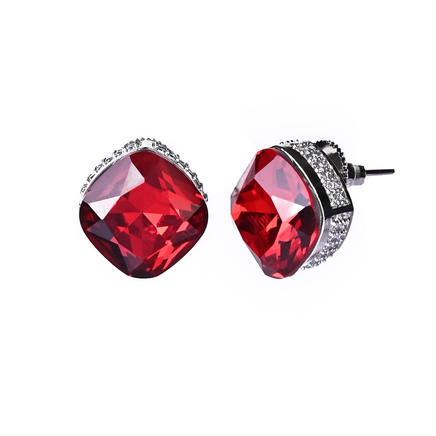 Glass Stone+ AD Studded Earrings.💫