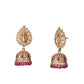 Gold Plated Peacock Polki Jhumka Earrings.💫 Premium Quality Products.