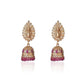 Gold Plated Peacock Polki Jhumka Earrings.💫 Premium Quality Products.
