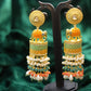 Royal Meenakari Elephant Style Earrings.💫 Multicolour Earrings.