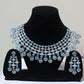CZ & American Diamond Studded Necklace Set.