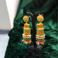 Royal Meenakari Elephant Style Earrings.💫 Multicolour Earrings.